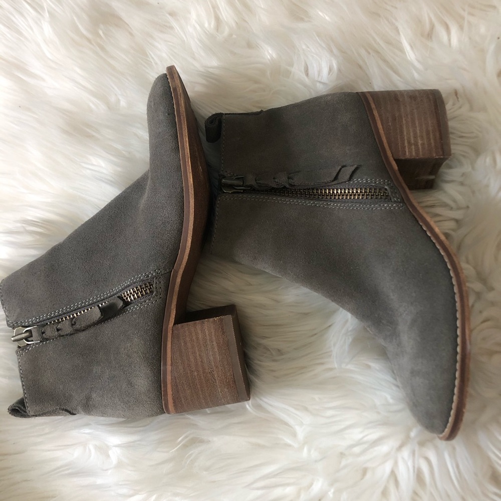 Nordstrom Bp suade grey booties